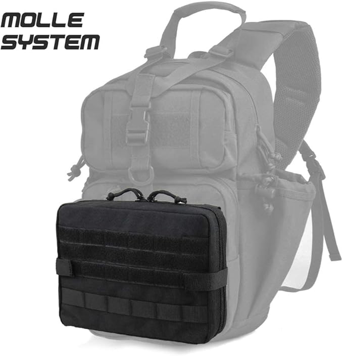 WYNEX MFH administração bolsa MOLLE, EDC médico EMT utilidade bolsa Desigh fixação capas 1000d nylon caminhadas cinto sacos impermeável