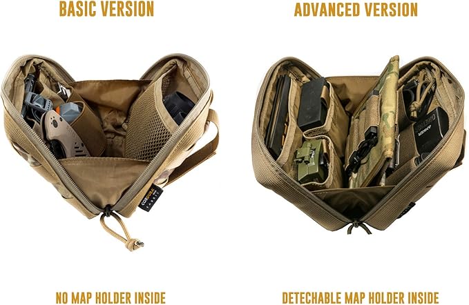 OneTigris Molle EDC Bolsa para ferramentas táticas (Nnylon), Camo - Advanced Version