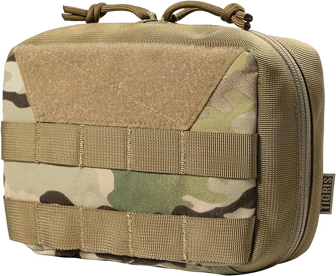 OneTigris Molle EDC Bolsa para ferramentas táticas (Nnylon), Camo - Advanced Version