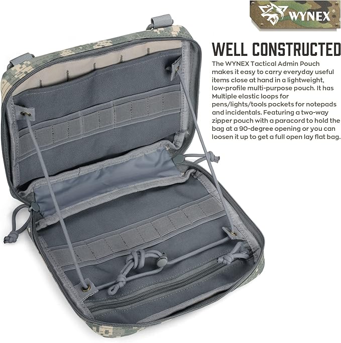 WYNEX MFH administração bolsa MOLLE, EDC médico EMT utilidade bolsa Desigh fixação capas 1000d nylon caminhadas cinto sacos impermeável