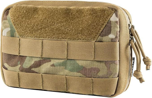 OneTigris Molle EDC Bolsa para ferramentas táticas (Nnylon), Camo - Advanced Version