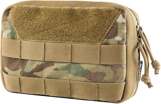 OneTigris Molle EDC Bolsa para ferramentas táticas (Nnylon), Camo - Advanced Version