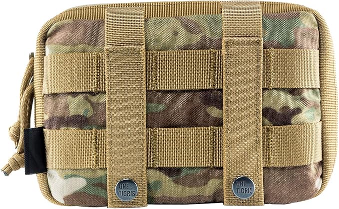 OneTigris Molle EDC Bolsa para ferramentas táticas (Nnylon), Camo - Advanced Version