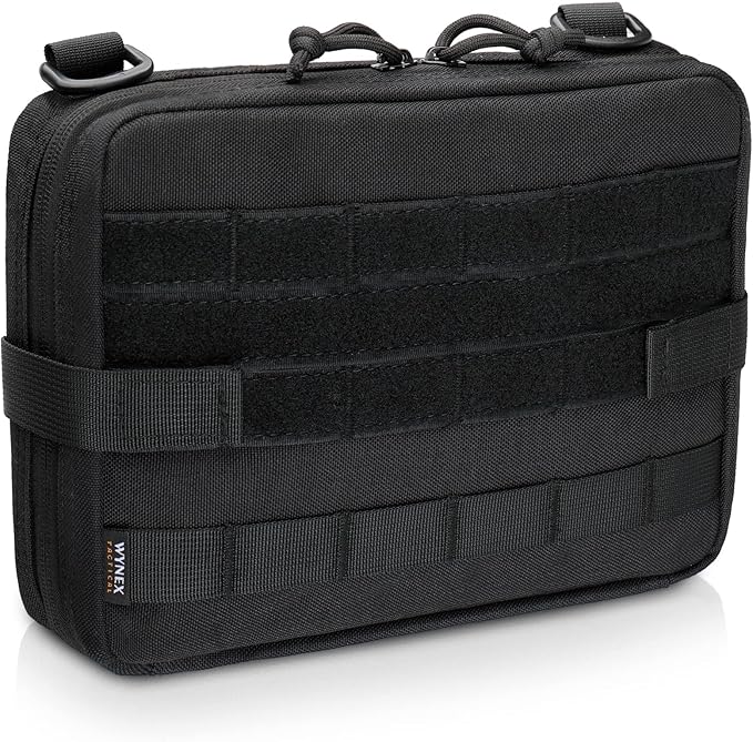 WYNEX MFH administração bolsa MOLLE, EDC médico EMT utilidade bolsa Desigh fixação capas 1000d nylon caminhadas cinto sacos impermeável